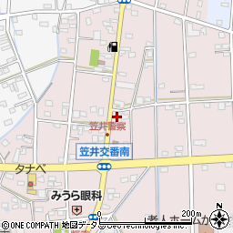 静岡県浜松市中央区恒武町344周辺の地図