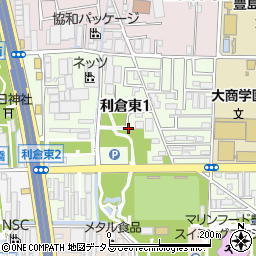〒561-0846 大阪府豊中市利倉東の地図