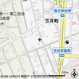 静岡県浜松市中央区笠井町1585周辺の地図