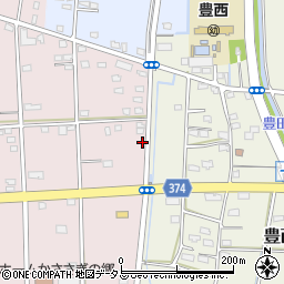 静岡県浜松市中央区恒武町727周辺の地図