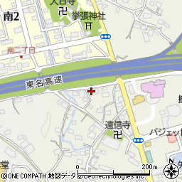 静岡県掛川市上張614周辺の地図