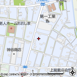 静岡県浜松市中央区大島町170周辺の地図