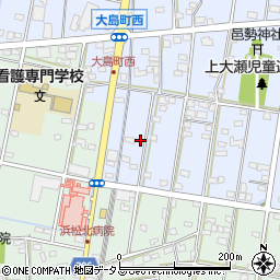 静岡県浜松市中央区大島町1413周辺の地図