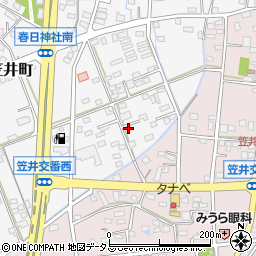 静岡県浜松市中央区笠井町1429周辺の地図