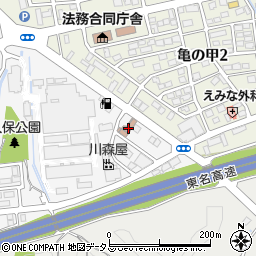 掛川市役所　西南郷地域生涯学習センター周辺の地図