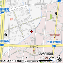 静岡県浜松市中央区笠井町1423周辺の地図