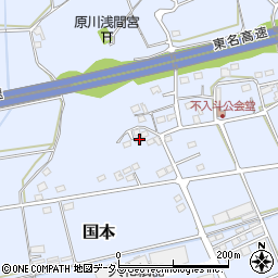 静岡県袋井市国本1344周辺の地図