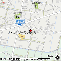 静岡県浜松市中央区積志町1296周辺の地図