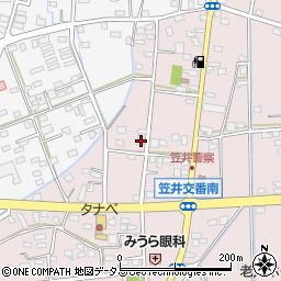 静岡県浜松市中央区恒武町387周辺の地図