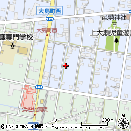 静岡県浜松市中央区大島町1397周辺の地図