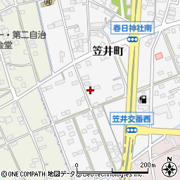 静岡県浜松市中央区笠井町1534周辺の地図