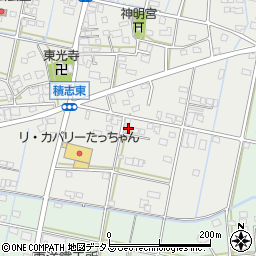 静岡県浜松市中央区積志町1288周辺の地図