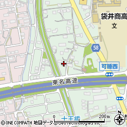 静岡県袋井市久能2181周辺の地図