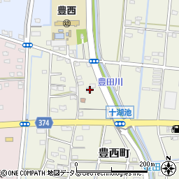 静岡県浜松市中央区豊西町1856周辺の地図