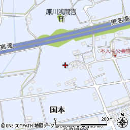 静岡県袋井市国本971周辺の地図