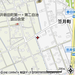 静岡県浜松市中央区笠井町1595周辺の地図