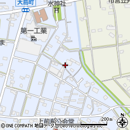 静岡県浜松市中央区大島町88周辺の地図