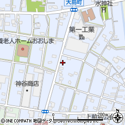 静岡県浜松市中央区大島町169周辺の地図