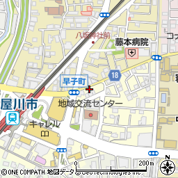 キッチン&ガーデン 風の街 寝屋川店周辺の地図