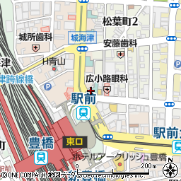BRITISH CAFE & PUB OXO オクゾ 豊橋駅前店周辺の地図