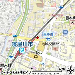 銀明堂薬局寝屋川駅前店周辺の地図