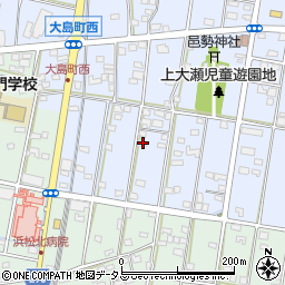静岡県浜松市中央区大島町1309周辺の地図
