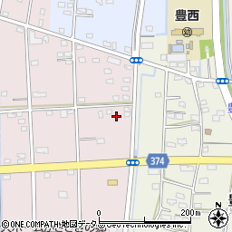 静岡県浜松市中央区恒武町725周辺の地図