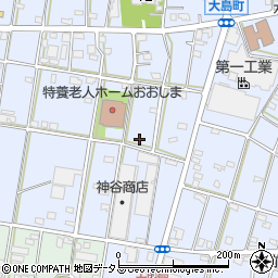 静岡県浜松市中央区大島町877周辺の地図
