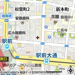 愛知県豊橋市松葉町1丁目88周辺の地図