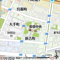 愛知県豊橋市新吉町8周辺の地図