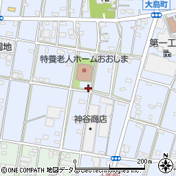 静岡県浜松市中央区大島町875周辺の地図