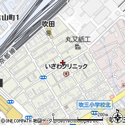 大阪府吹田市昭和町周辺の地図