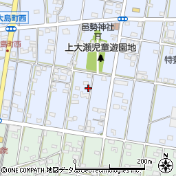 静岡県浜松市中央区大島町1267周辺の地図