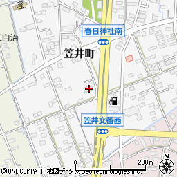 静岡県浜松市中央区笠井町1538周辺の地図