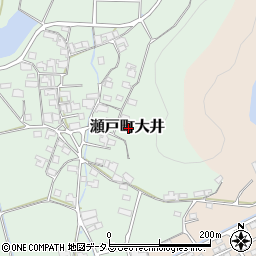 岡山県岡山市東区瀬戸町大井周辺の地図