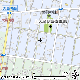 静岡県浜松市中央区大島町1266周辺の地図