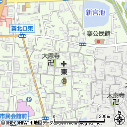 大阪府寝屋川市秦町25周辺の地図