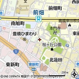 愛知県豊橋市前畑町145周辺の地図
