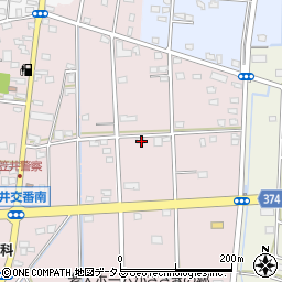静岡県浜松市中央区恒武町743周辺の地図