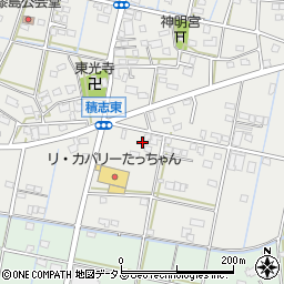 静岡県浜松市中央区積志町1300周辺の地図