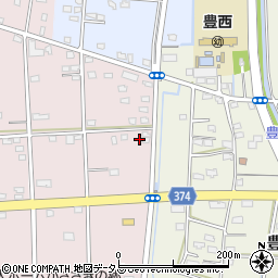 静岡県浜松市中央区恒武町724周辺の地図