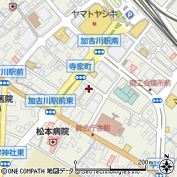 オリックスレンタカー加古川駅前店周辺の地図
