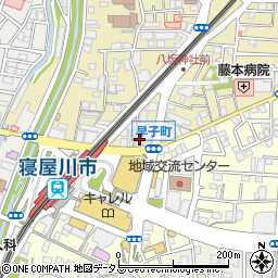 養老乃瀧　寝屋川店周辺の地図