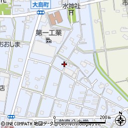 静岡県浜松市中央区大島町100周辺の地図