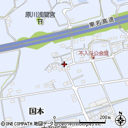 静岡県袋井市国本985周辺の地図