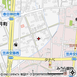 静岡県浜松市中央区笠井町1432周辺の地図