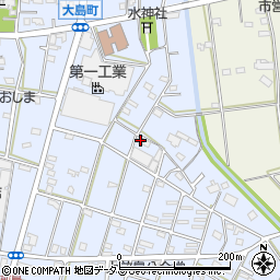 静岡県浜松市中央区大島町101周辺の地図