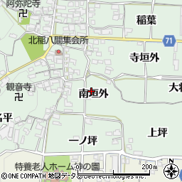 京都府相楽郡精華町北稲八間周辺の地図