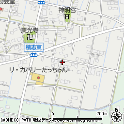 静岡県浜松市中央区積志町1293周辺の地図