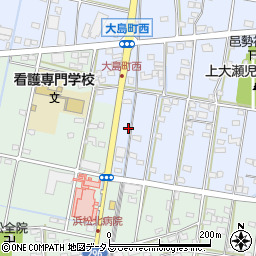 静岡県浜松市中央区大島町1418周辺の地図